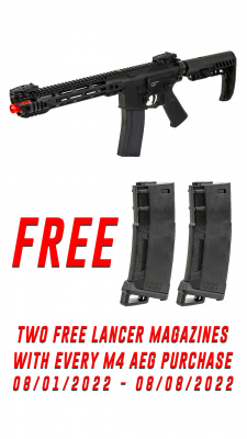 HOW TO GET 2 FREE HIGH SPEED MAGAZINES FOR ANY M4 MAGAZINE AIRSOFT GUNS ENDS MONDAY 08/08