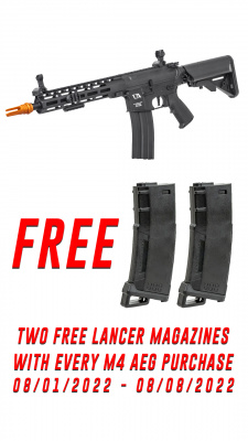 HOW TO GET 2 FREE HIGH SPEED MAGAZINES FOR ANY M4 MAGAZINE AIRSOFT GUNS ENDS MONDAY 08/08