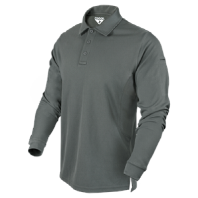 Condor Outdoor Performance Long Sleeve Tactical Polo ( Graphite / Option )