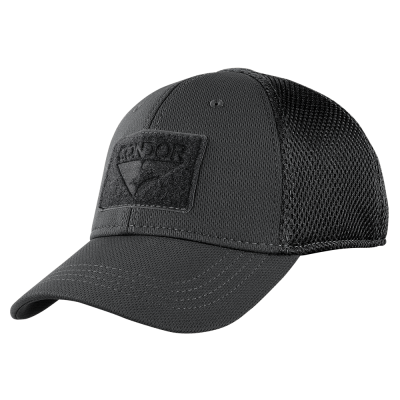 Condor Outdoor Flex Tactical Mesh Cap ( Black / S )