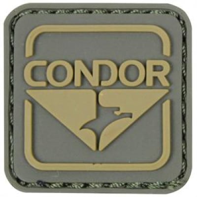 Condor Outdoor Emblem PVC Patch Velcro ( OD Green / Tan )