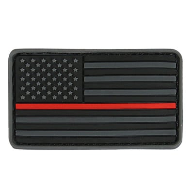 Condor Outdoor Mini US Flag Patch PVC ( Red Line )