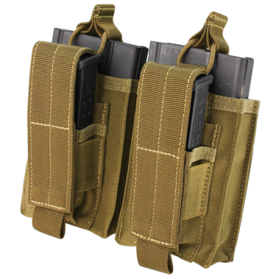 Condor Outdoor MOLLE Double M14 Kangaroo Magazine Pouch ( Coyote )