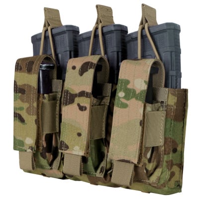 Condor Outdoor GEN II Triple Kangaroo Mag Pouch ( Multicam )