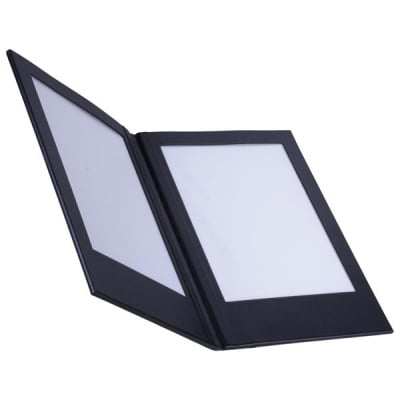 8-1/2" x 11" 2-Panel Folding LED Backlit Illuminated Menu Cover