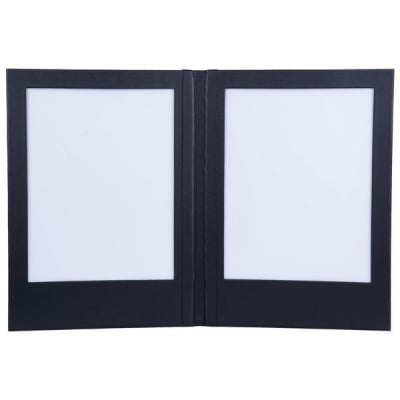 8-1/2" x 11" 2-Panel Folding LED Backlit Illuminated Menu Cover