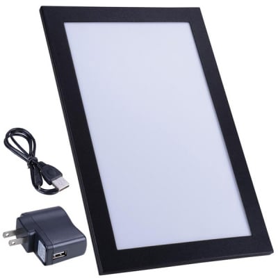 8-1/2" x 14" Single Panel Illuminated LED Backlit Menu Cover