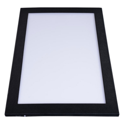 8-1/2" x 14" Single Panel Illuminated LED Backlit Menu Cover