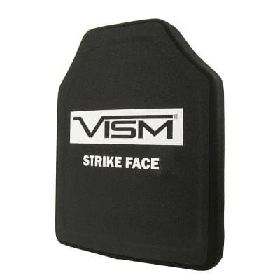 VISM NIJ Certified Level III 10X12 Ballistic Plate ( Shooters Cut )