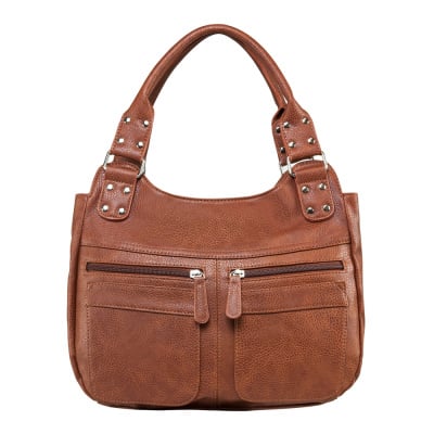 VISM Concealed Carry Hobo Bag ( Brown )