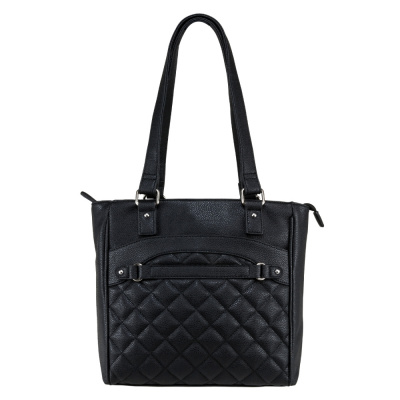 VISM Concealed Carry Quilted Tote ( Black )