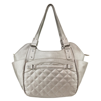 VISM Concealed Carry Quilted Hobo ( Grey / Large )