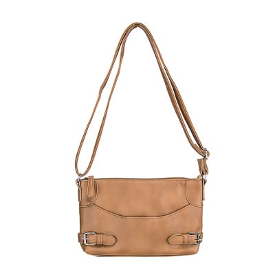 VISM Crossbody Bag ( Brown )