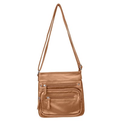 VISM Small Messenger Crossbody ( Brown )