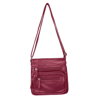 VISM Small Messenger Crossbody ( Red )