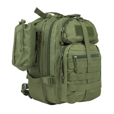 VISM Sling Backpack Pack / Water Bottle Pouch ( OD Green )