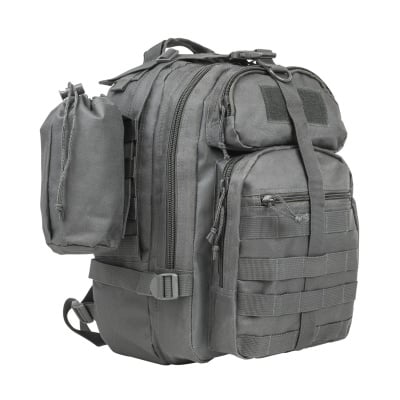 VISM Sling Backpack Pack / Water Bottle Pouch ( Gray )