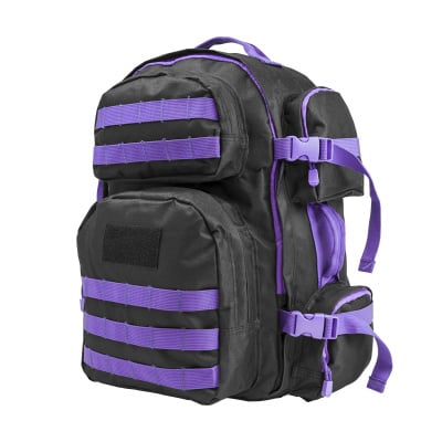 VISM Tactical Backpack ( Black / Purple )