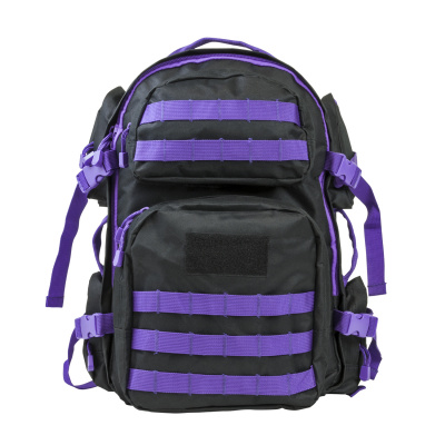 VISM Tactical Backpack ( Black / Purple )