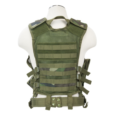 VISM Tactical Vest ( Woodland Camo / M - XXL )