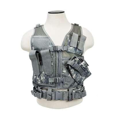 NcSTAR Crossdraw Tactical Vest ( ACU / XS-S )