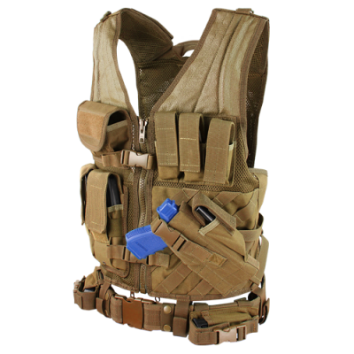 Condor Outdoor Crossdraw Tactical Vest ( Coyote )