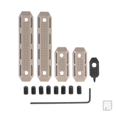 PTS EP M-LOK Rail Cover Set ( Flat Dark Earth )