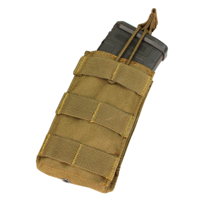 Condor Outdoor MOLLE Single Open Top M4 Magazine Pouch ( Coyote )