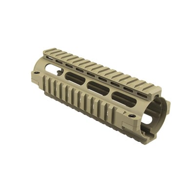 VISM AR15 Carbine Length Quadrail Handguard ( Tan )