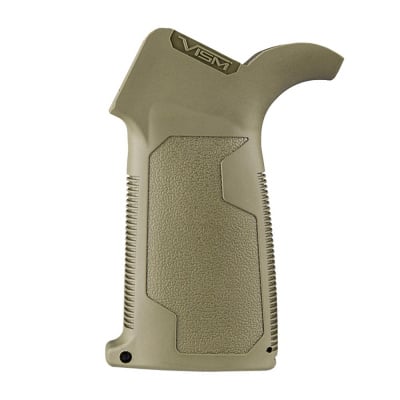 VISM AR15 Ergonomic Pistol Grip With Storage ( Tan )