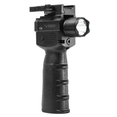 VISM Gen 2 QR Vertical Grip w/ LED Flashlight & Red Laser
