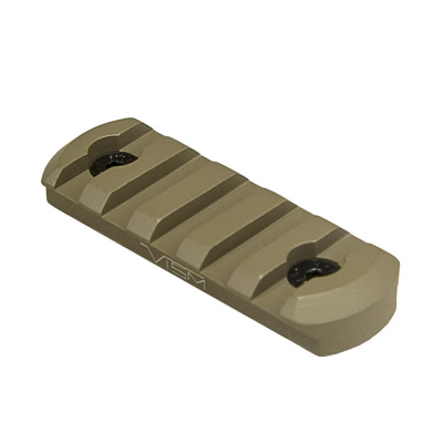 VISM Keymod Accessory Rail ( Short / 3 Hole / Tan )