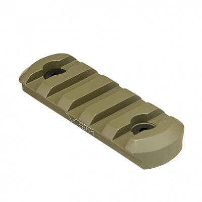 VISM M-LOK Accessory Rail ( Short / Tan )