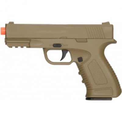 UK Arms Spring Compact Metal Airsoft Training Pistol ( Tan )