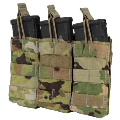 Condor Outdoor Triple M4/M16 Open Top Mag Pouch ( Scorpion OCP )