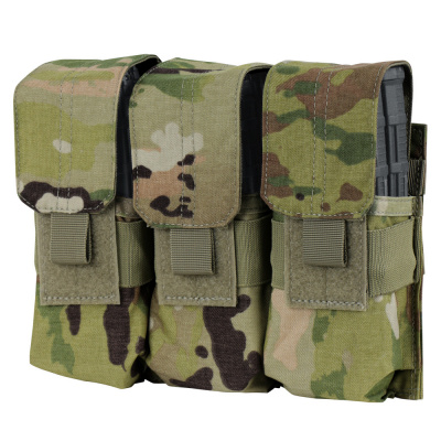 Condor Outdoor Triple M4 Mag Pouch ( Scorpion OCP )