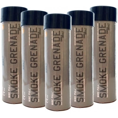 Enola Gaye Airsoft Wire Pull Tactical Black Smoke Grenade WP40 ( 5 pack ...