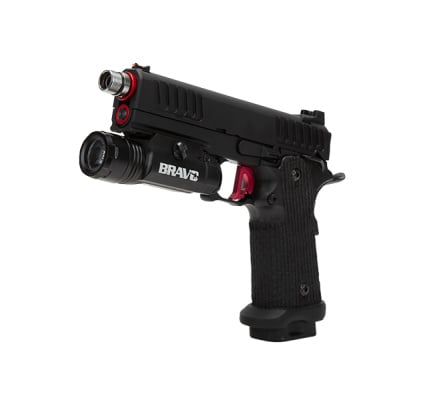 AIRSOFTGI CUSTOM HURRICANE 4.3 HI-CAPA GBB AIRSOFT PISTOL (RED)