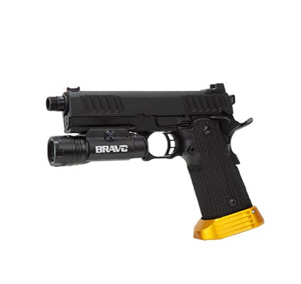 AIRSOFTGI CUSTOM HURRICANE 4.3 HI-CAPA GBB AIRSOFT PISTOL (GOLD)