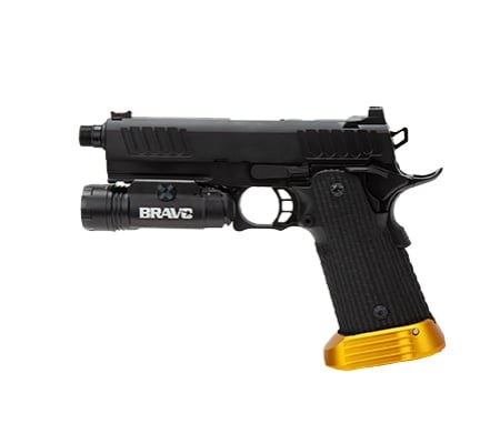 AIRSOFTGI CUSTOM HURRICANE 4.3 HI-CAPA GBB AIRSOFT PISTOL (GOLD)