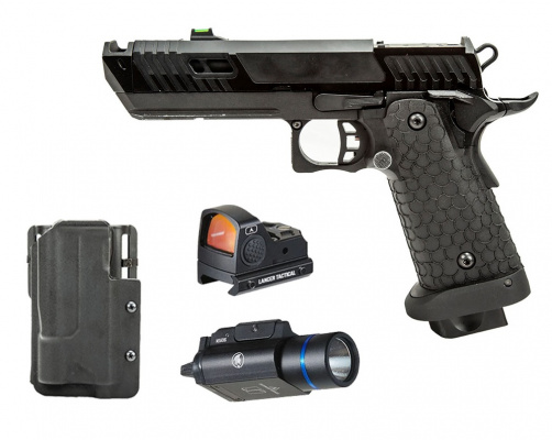 KLI Hicapa Baba Yaga 2 CO2 Blowback Airsoft Pistol Field Ready Combo V19