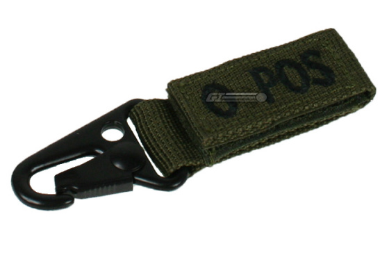 Condor Outdoor O Positive Blood Type Key Chain ( OD Green )