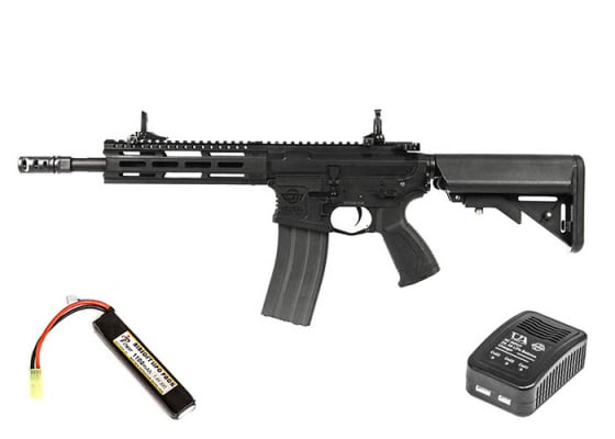 G&G Combat Machine CM16 Raider 2.0 Carbine AEG Airsoft Rifle ( Black / Option )