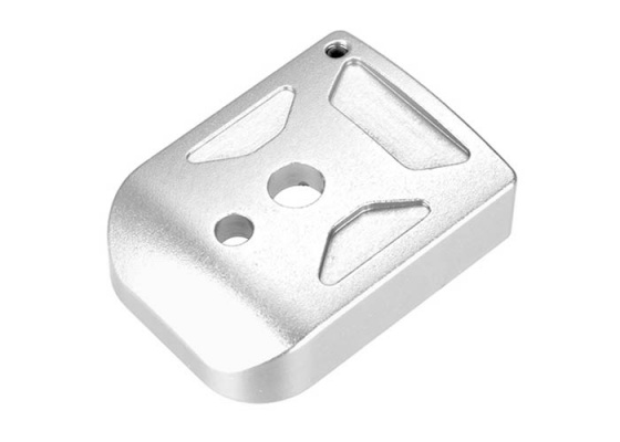 5KU Aluminum Hi-Capa Magazine Base Cover Type 1 ( Silver )