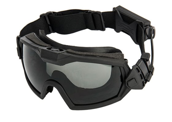 Lancer Tactical Full Seal Airsoft Goggles w/ Built-In Fan ( Black )