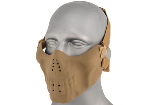 Emerson Half Face Skull Mask ( Tan )