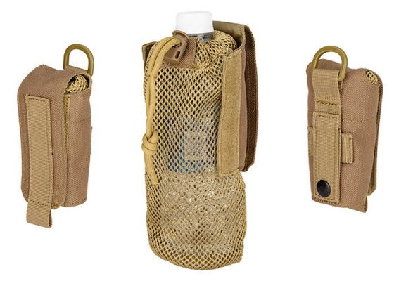 WoSporT Tactical II Folding Water Bottle Bag ( Tan )