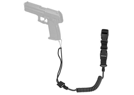 WoSporT Upgraded Pistol Lanyard Sling ( Black )