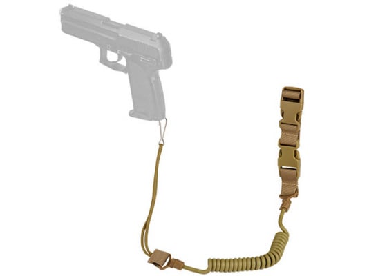 WoSporT Upgraded Pistol Lanyard Sling ( Tan )