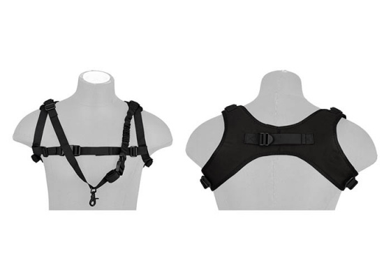 WoSporT Tactical One-Point Sling Vest ( Black )